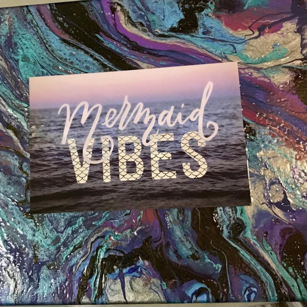 🧜🏻‍♀️Canvas Wall Art 11x14” Mermaid Vibes, Ocean